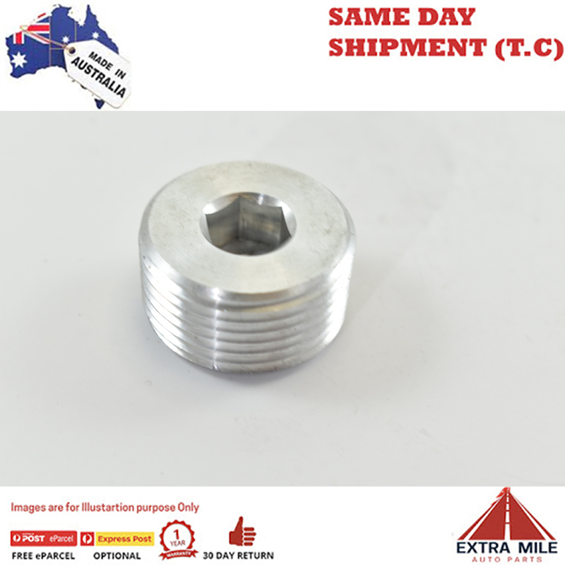 PIPE ALLEN SOCKET PLUG 3/4 White