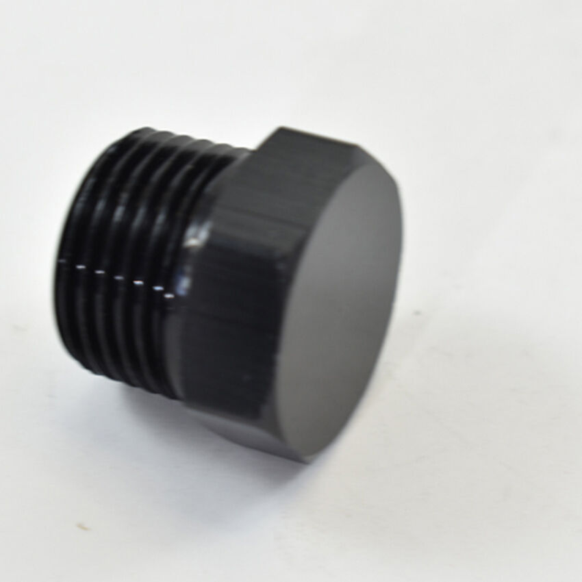 PIPE HEX PLUG 3/8 Black
