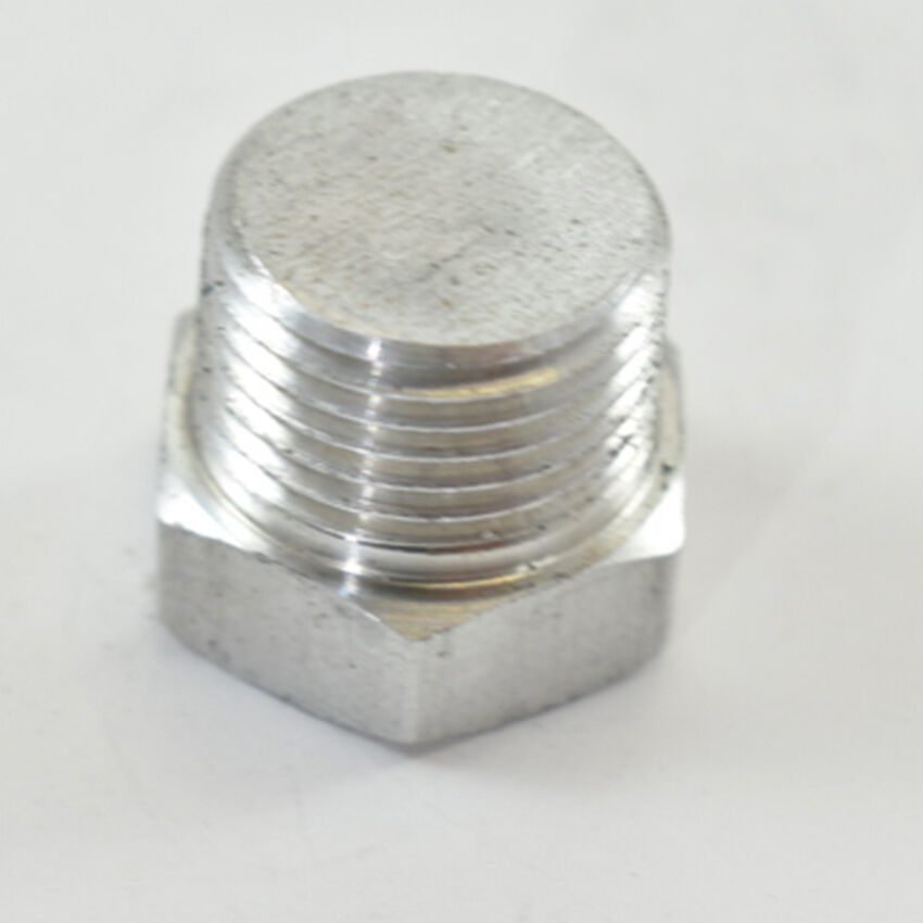 PIPE HEX PLUG 3/8 White