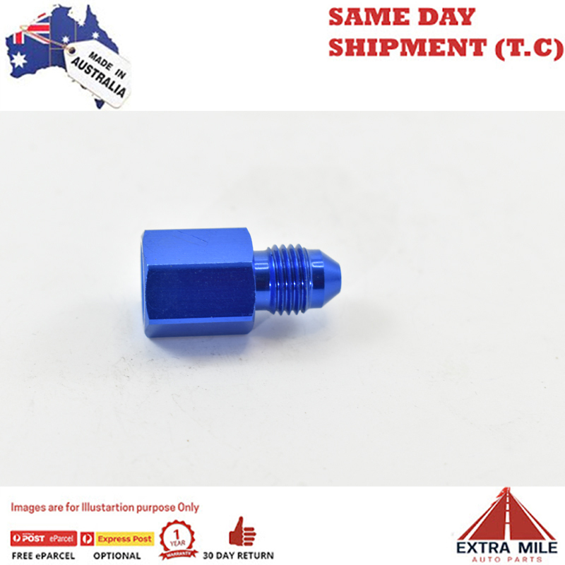 -3 MALE TO 1/8 NPT FEMALE Blue