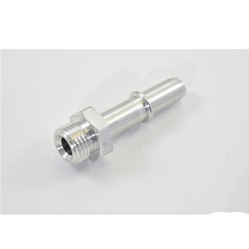 MALE O-RING PORT -6 TO MALE QUICK CONNECT 3/8 GM White