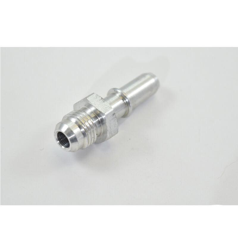 MALE FLAREORING -6 TO MALE QUICK CONNECT GM GEN 3 3/8 FUEL White