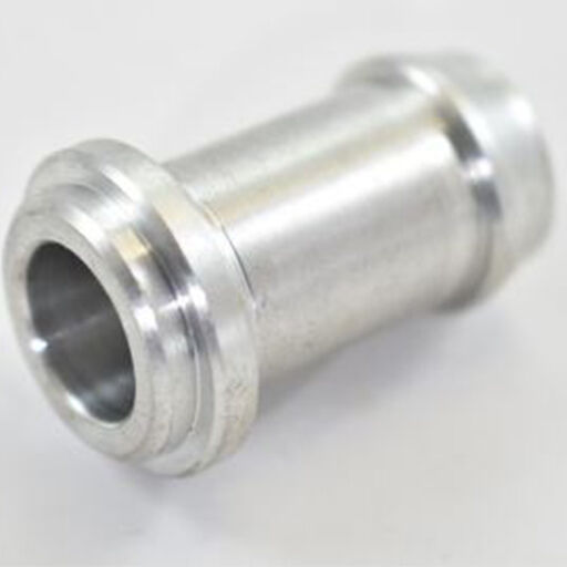 MALE BARB 5/8 WELD ON ALUMINIUM White