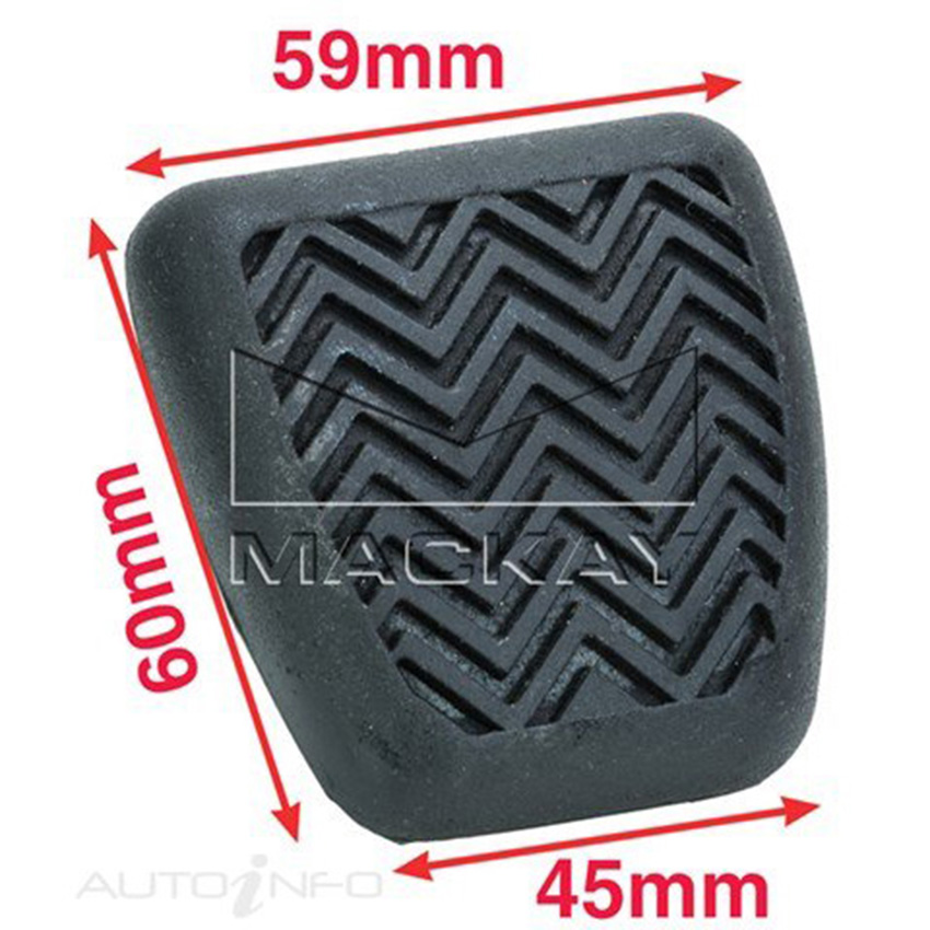 Pedal Pad Brake/Clutch For Toyota Corolla H Back & Sedan Manual Trans 4Cyl 1.8L