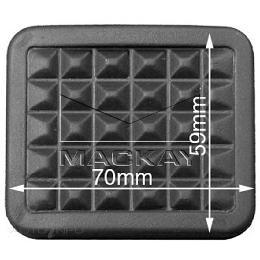 PP2544 Pedal Pad Brake/Clutch for Nissan 300ZX Z31 Coupe Y-84-C-89 - 3.0