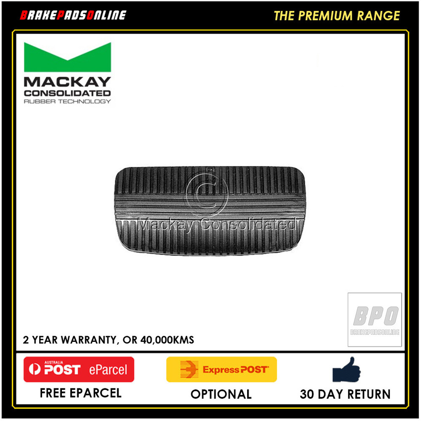 Mackay Brake Pedal Pad For NISSAN XTRAIL T30 2.5L Petrol Auto - PP3902