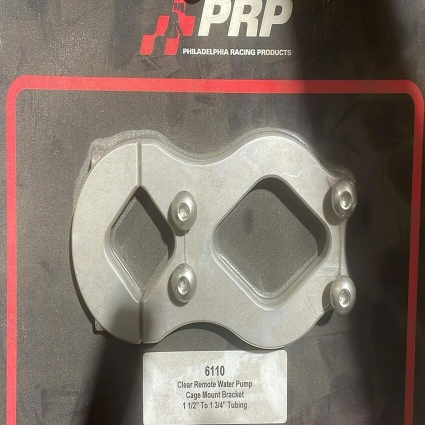 PRP Clear Remote Water Pump Cage Mount Bracket 1-1/2 to 1-3/4 inch Tubing - 6110