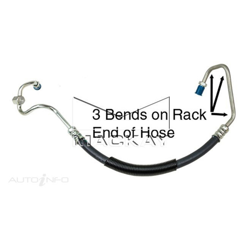 PSH1001 Power Steering Hose for Ford Falcon BA BF (I6 Aspirated & Turbo) 3 Bends