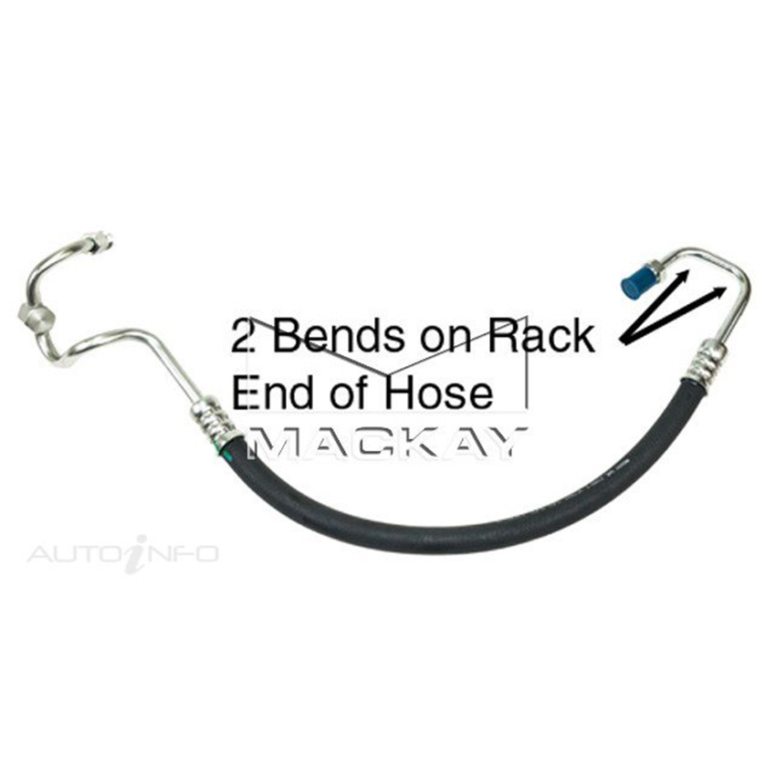 Power Steering Hose for Ford Falcon BA BF (I6) (Aspirated Only) 2 Bends PSH1003