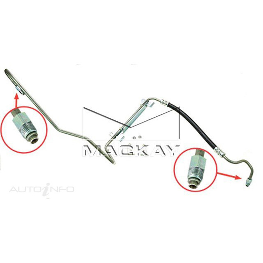 Mackay Power Steering Hose for Holden VZ (V8) Commodore - PSH1028 