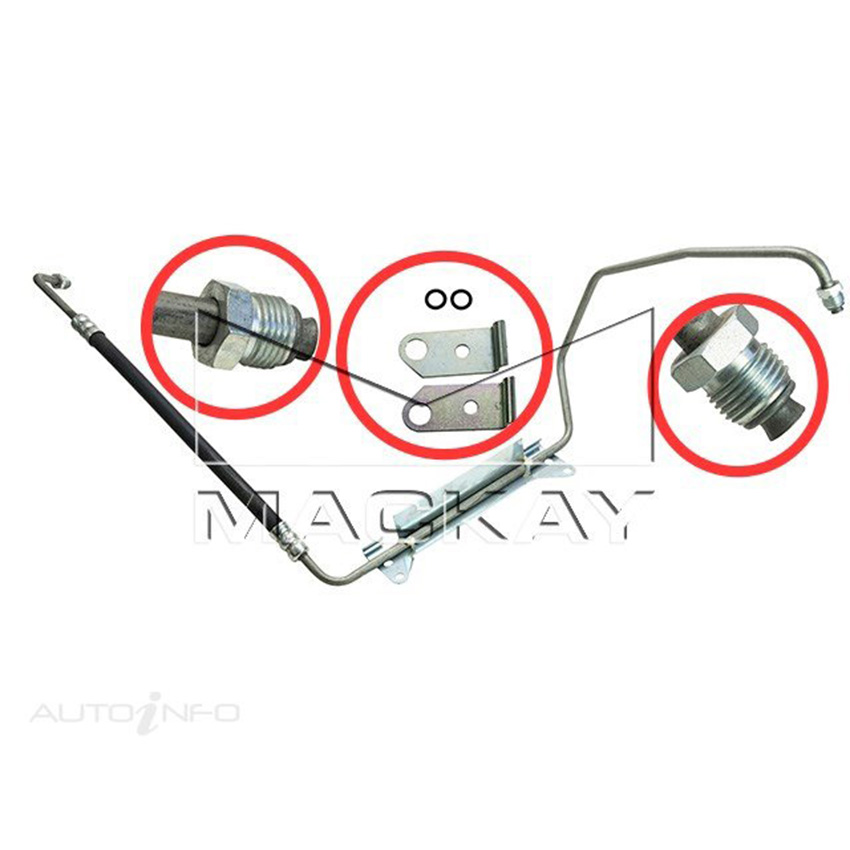 Mackay Power Steering Hose For Adventra Cross 8 VYII (V8) PSH1041 