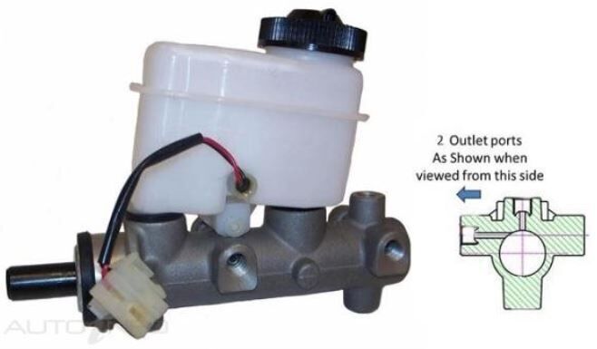 Brake Master Cylinder For FORD COURIER PH 2D Ute RWD 2005 - 2006 210A0326-5