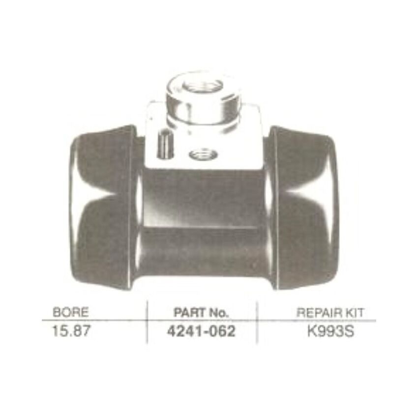 Brake Wheel Cylinder Rear For BEDFORD CF . 2D C/C RWD 1972 - 1983 4241-062-0
