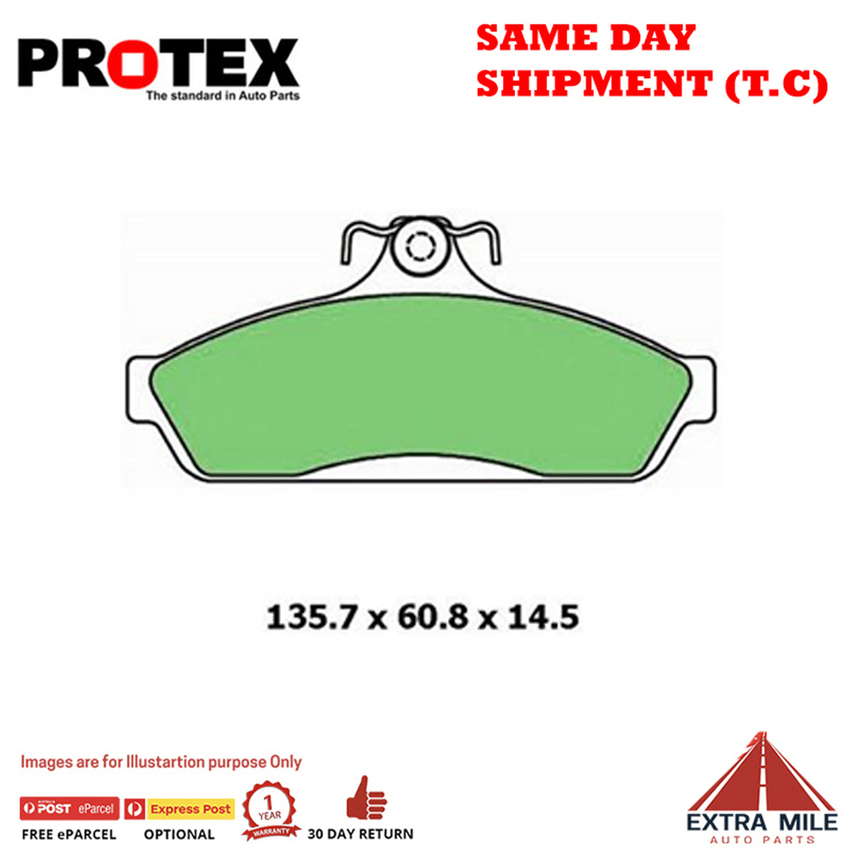 Ceramic Brake Pad Set Front For Holden Calais VL 5.0 V8 Ptl 86-88