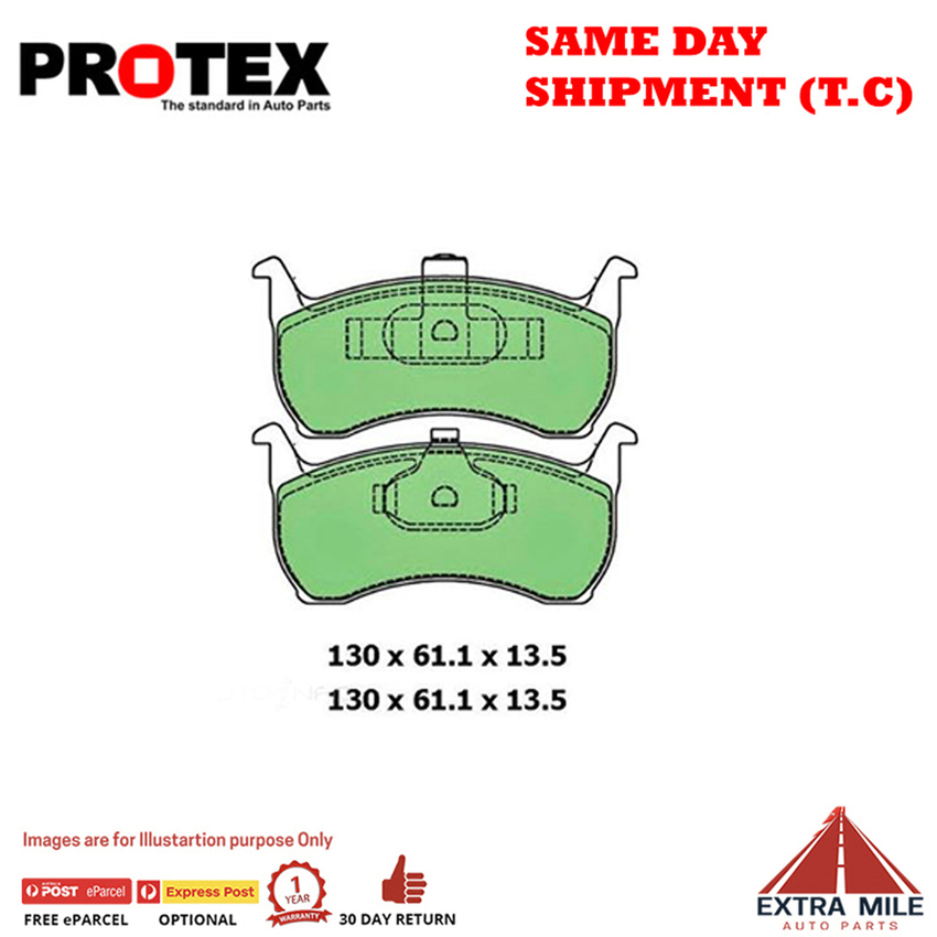Ceramic Brake Pad Set Frnt For Ford Falcon 4.0 XR6 AU 164kw Petrol 99- 02