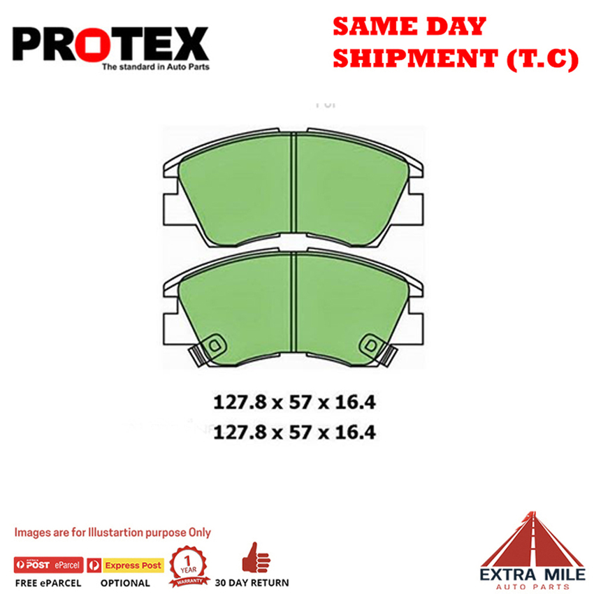 Protex Ultra 4WD Brake Pad Set Front For Mitsubishi Delica 1.4L/2.5L 8V