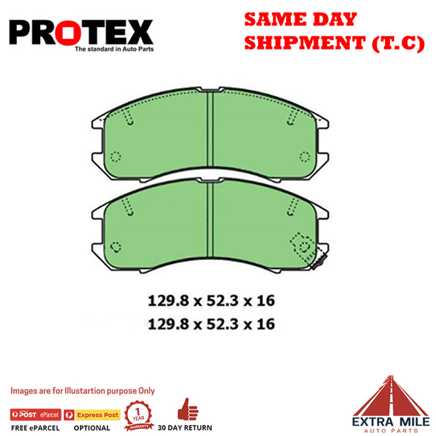 Ultra Ceramic Brake Pad Set Front For Ford Telstar 1.8L/2.0L FE F8 SOHC