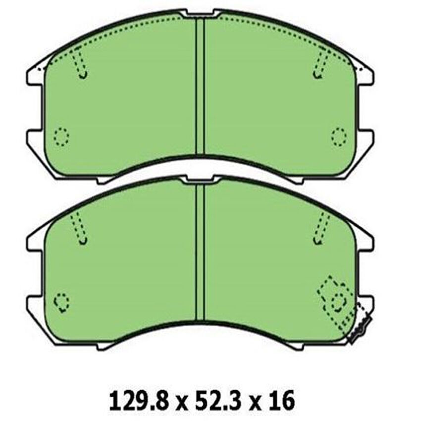 Ultra Ceramic Brake Pad Set Front For Ford Telstar TX5 GHIA AT AV 2.2L F2