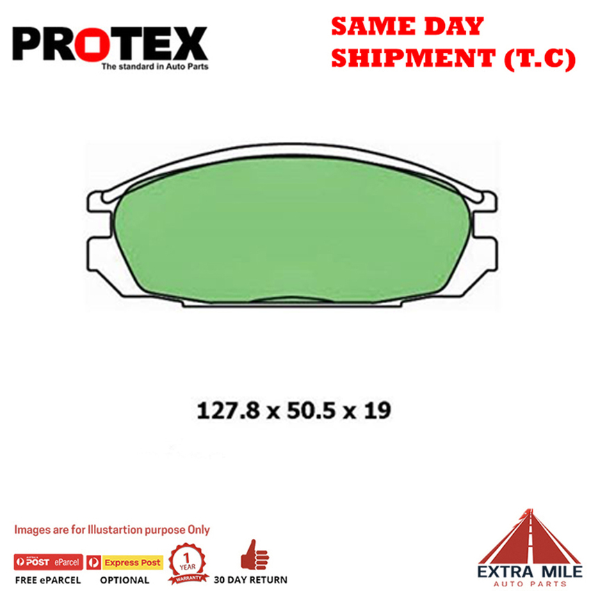 Protex Ultra Ceramic Brake Pad Set Rear For Nissan Patrol Y60 4.2L TD42 TB42S