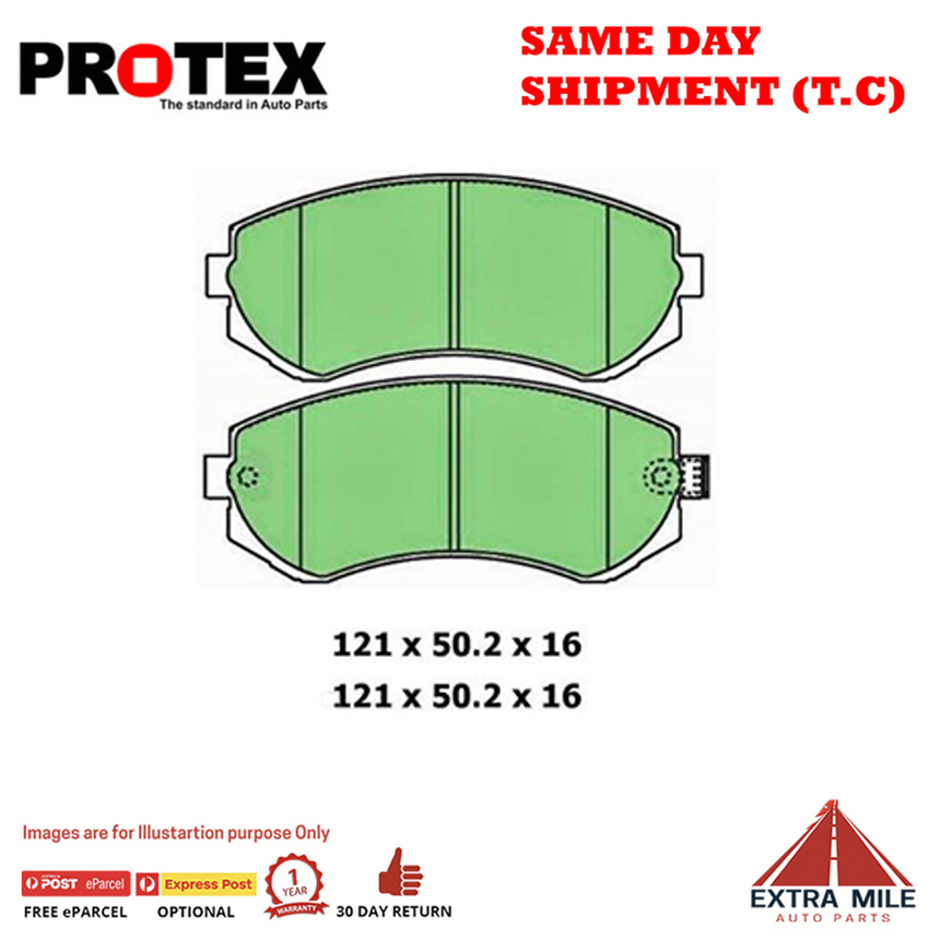 Protex Ultra Ceramic Brake Pad Set Front For Nissan Laurel C33 1.8L/2.0L RB20E