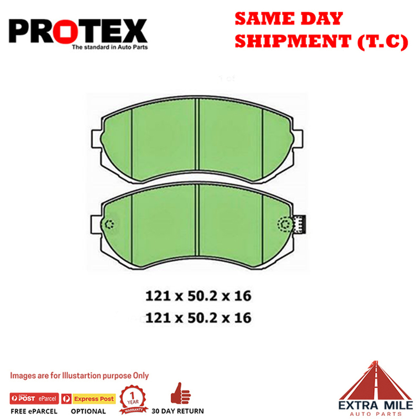 Protex Ultra 4WD Brake Pad Set Rear For Nissan Patrol DX GU Y61 3.3L/4.2L OHV