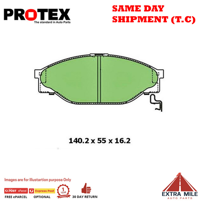 4WD Brake Pad Front Set For Toyota Hilux 3.0D RWD LN147R Diesel 2000-2005