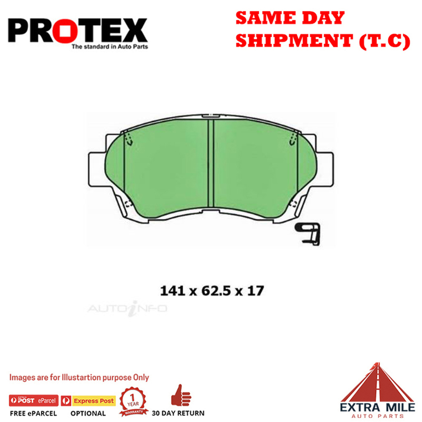 Ceramic Brake Pad Set Front For Toyota Soarer 4 Ptl 92- 2000
