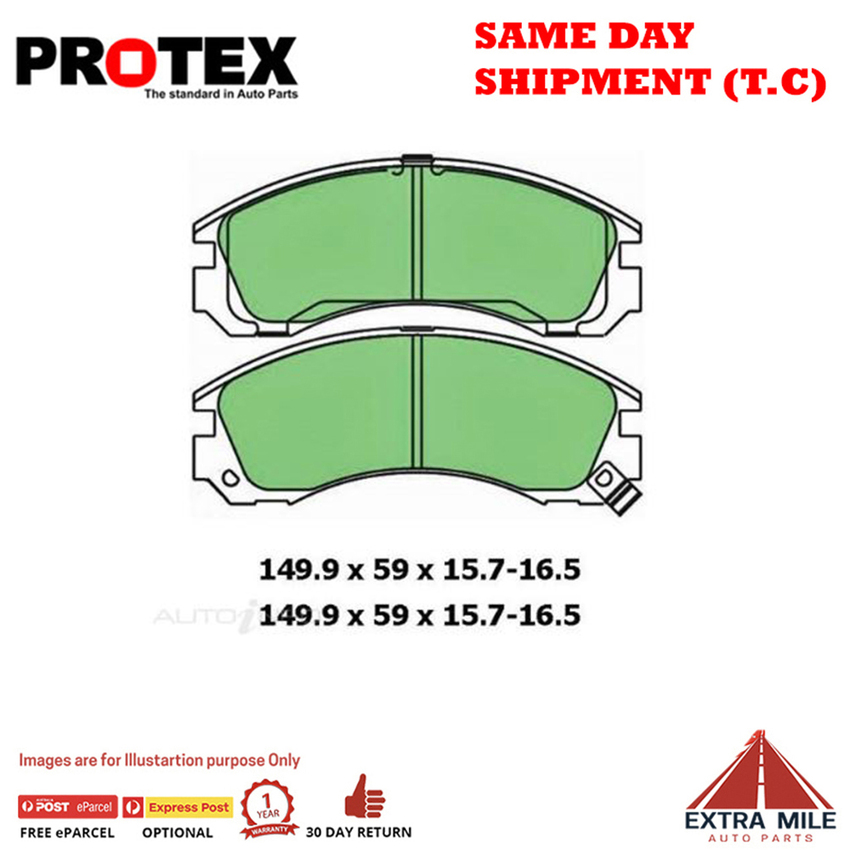 Ceramic Brake Pad Set Frnt For Mitsubishi Outlander 2.0 ZJ Petrol 12-2015