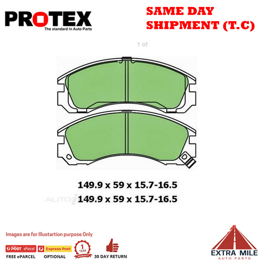 4WD Brake Pad Front Set For Mitsubishi Outlander 2.0 (ZJ) Petrol 2012-2015