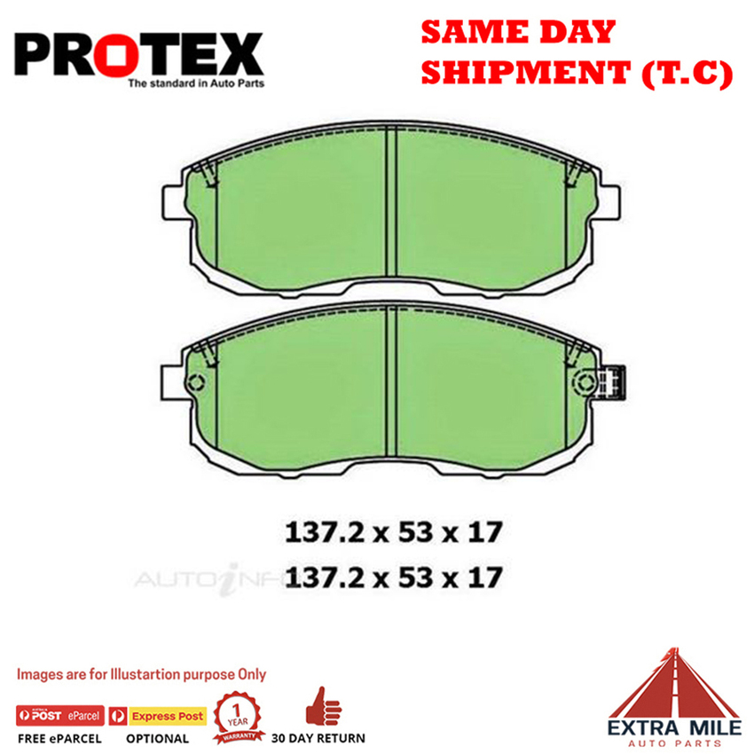 Protex Blue Brake Pad Set Front - DB1232B
