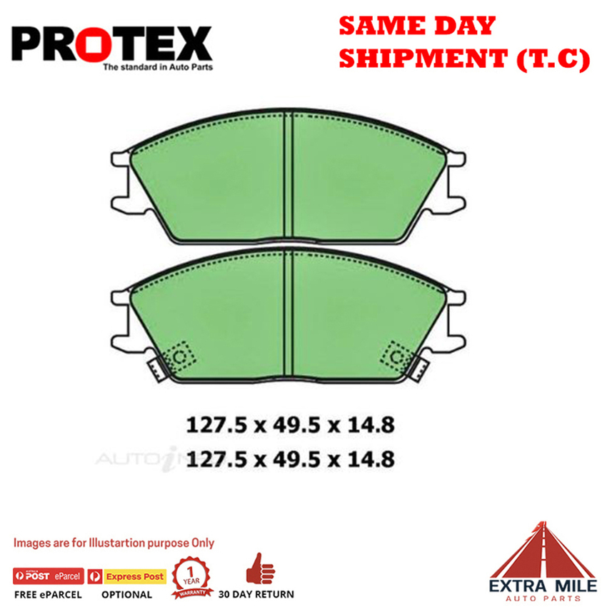 Ceramic Brake Pad Set Front For Hyundai Accent 1.5 (LC) Petrol 00-05
