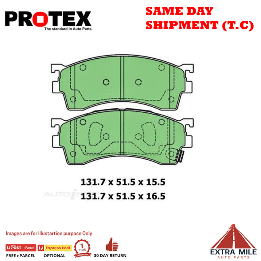 Ceramic Brake Pad Set Frnt For Ford Telstar 2.5 TX5 EFI AY Petrol 1994-96