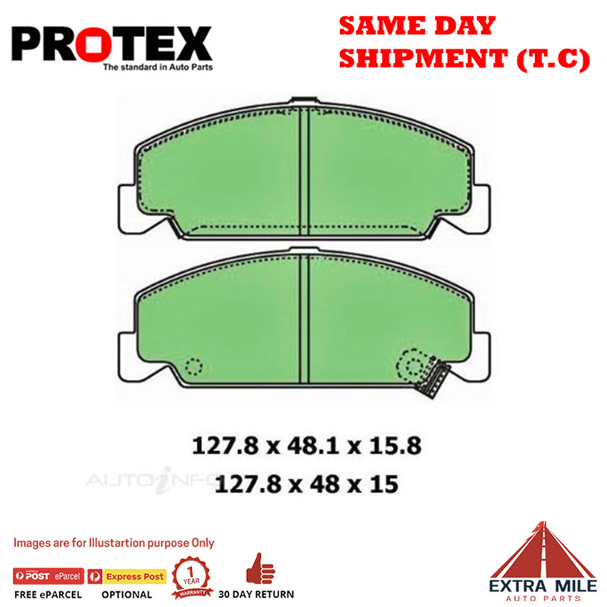 Ceramic Brake Pad Set Front For Honda Civic 1.5 EG,EH Ptl 93-95