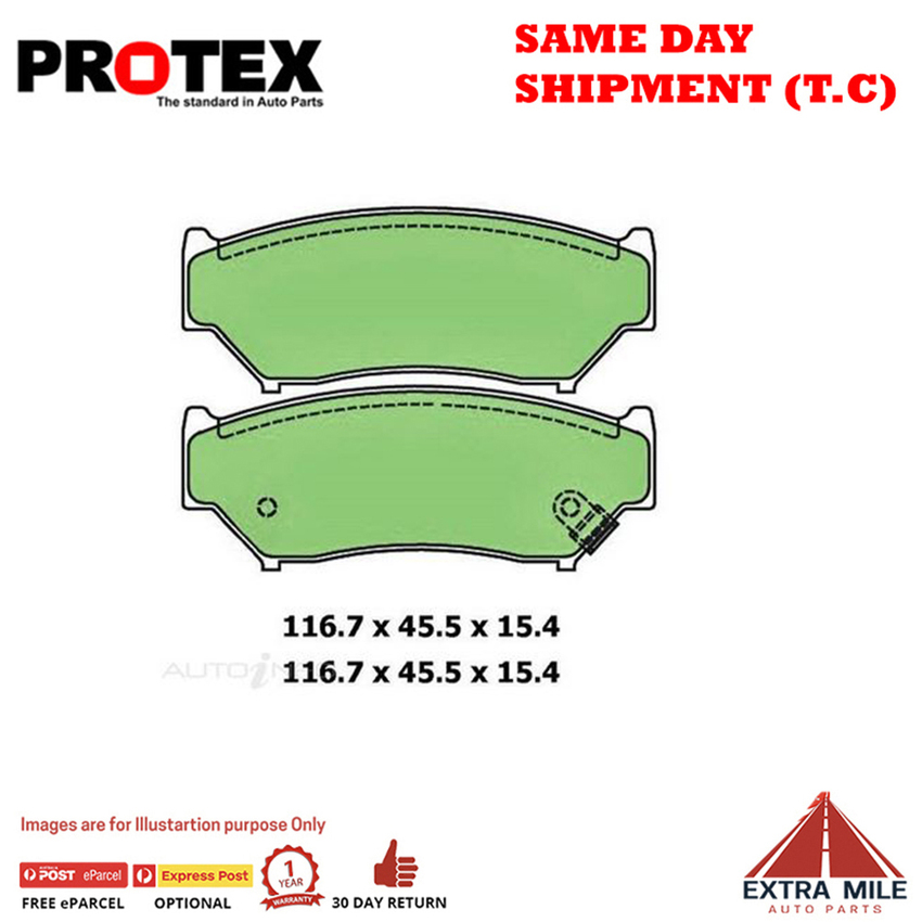 Blue Brake Pad Set Frnt For Suzuki Vitara 1.6 16V (ET, TA02, TD02) Ptrl 94-1998