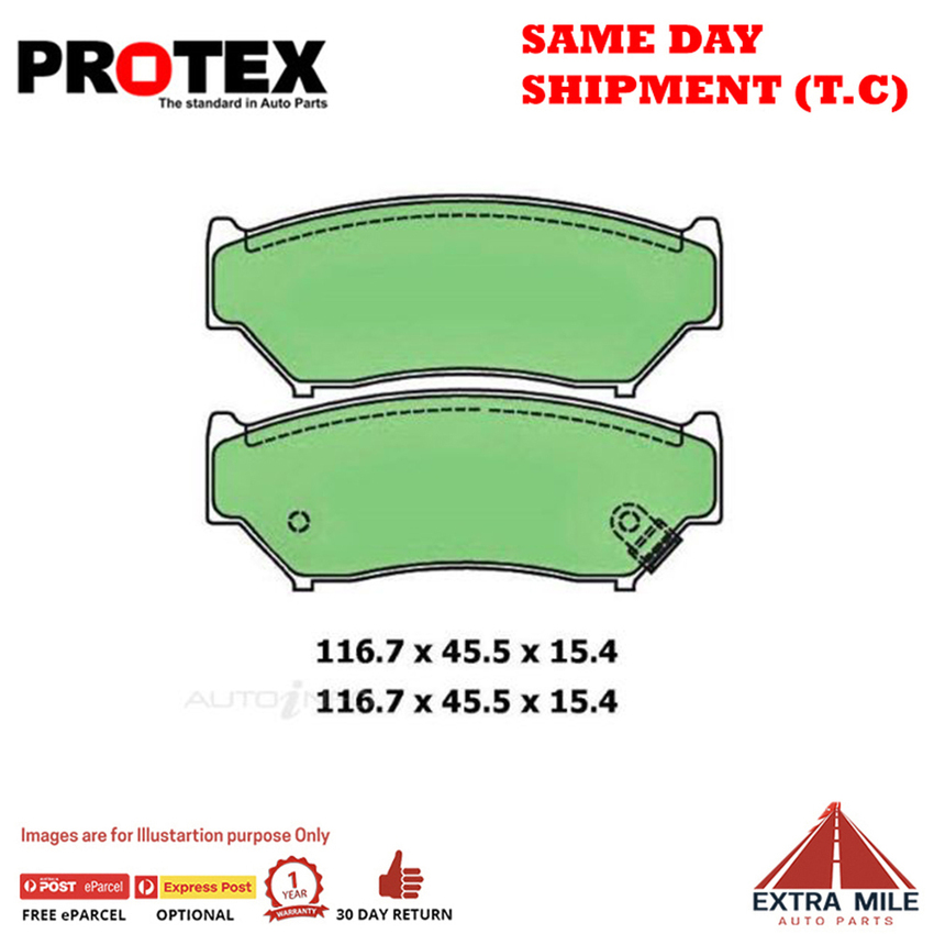 Ceramic Brake Pad Set Frnt For Suzuki Vitara 2.0 V6 24V ET, TD11 Ptrl 95-98