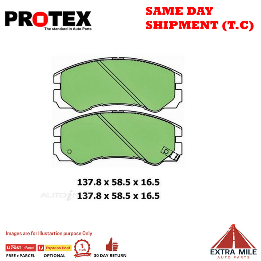 Protex Blue Brake Pad Set Front For Isuzu MU 3.1 TD UCS69 Diesel 93-1998 