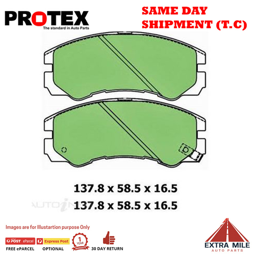 4WD Brake Pad Front Set For Holden Rodeo TF 2.2 i (TFR30,TFR25) Ptl 1998-03