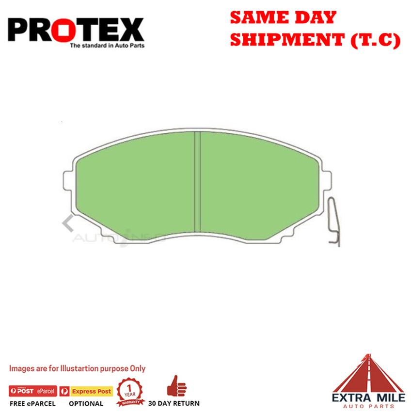 Protex Brake Pad Set Front For Mazda Bongo 2.5 TD (SGLW, SGL35) Diesel 1995-1999