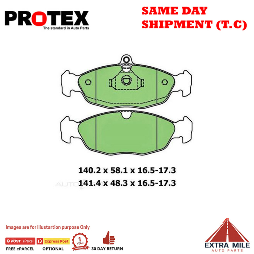 Ceramic Brake Pad Set Frnt For Holden Barina 1.4 i (SB) Ptl 94-97