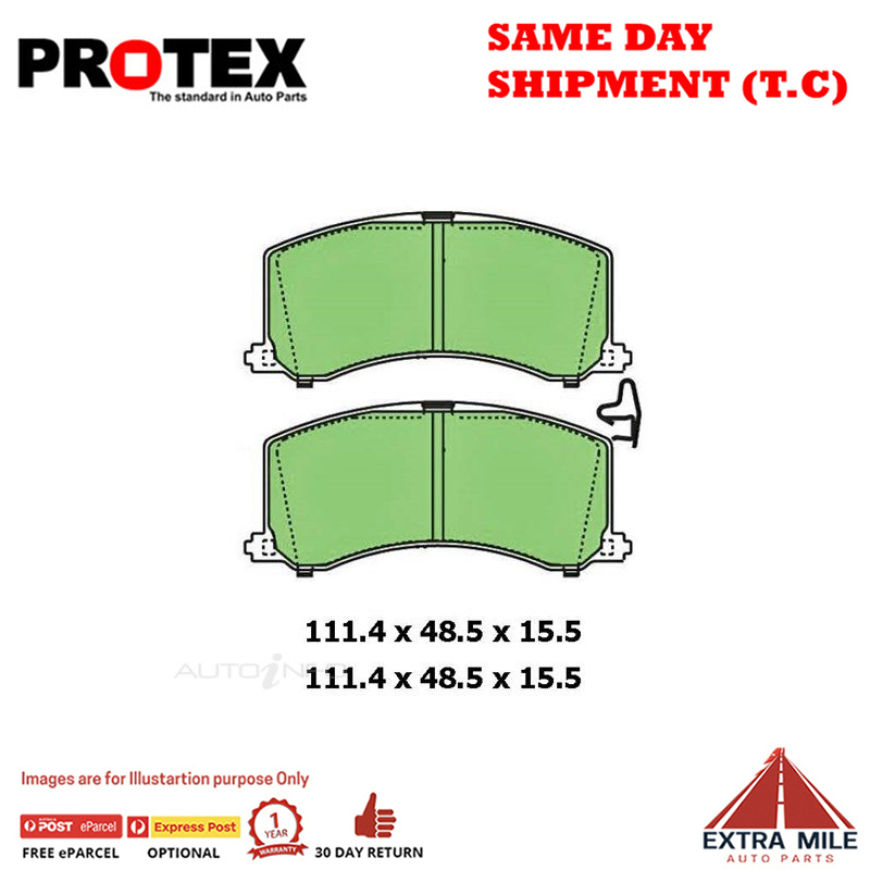 Ceramic Brake Pad Set Front For Suzuki Baleno EG 1.6 i 16V 1995-2002
