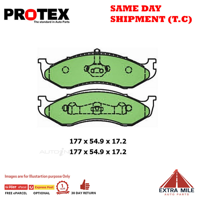 Ceramic Brake Pad Set Front For Jeep Cherokee KJ 3.7 4x4 2001-2008