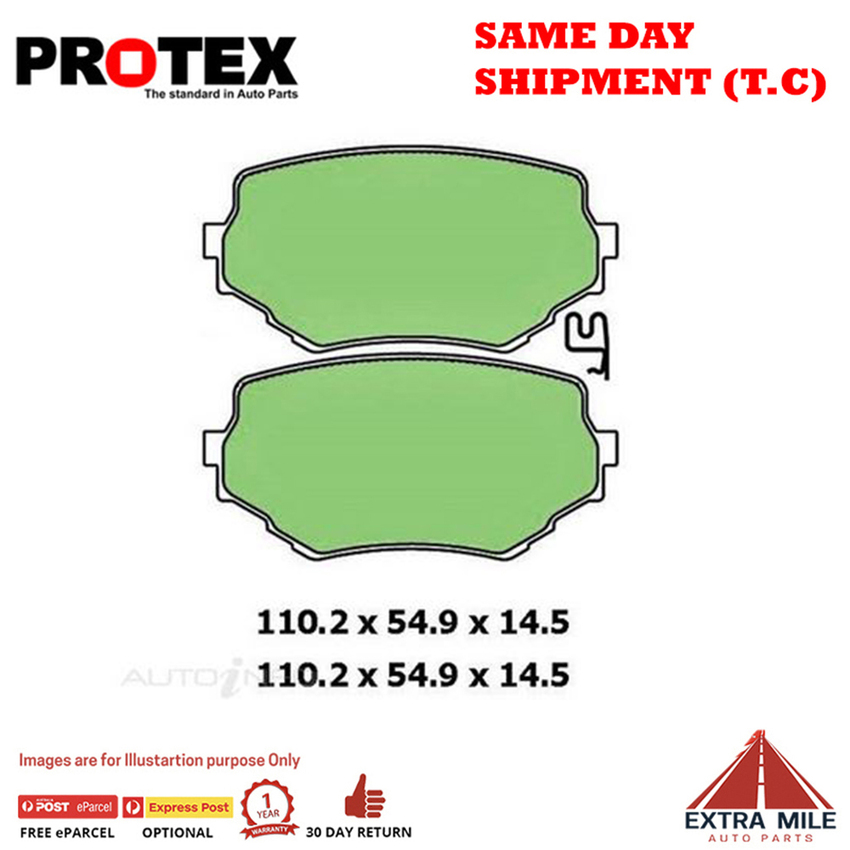 Blue Brake Pad Set Frnt For Suzuki Grand Vitara 2.0 TA52, TL52 1998-2003 