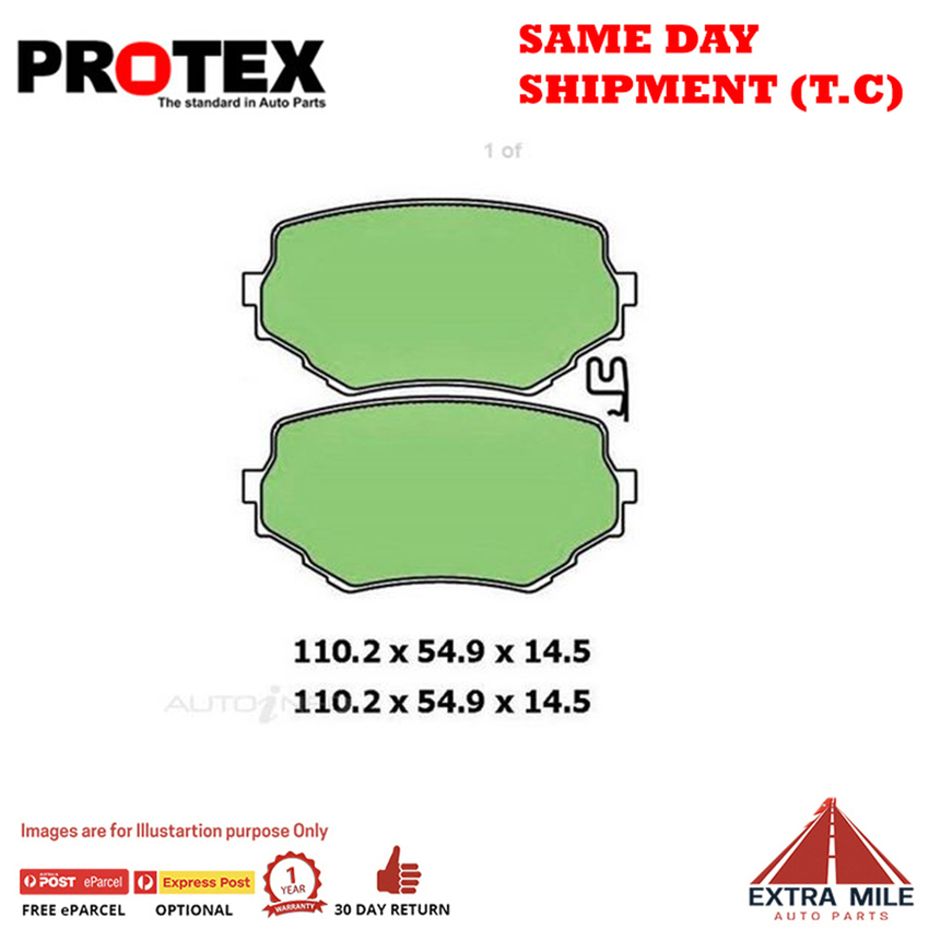 4WD Brake Pad Front Set For Suzuki Grand Vitara 2.7 (TX92) Petrol 2003-2003