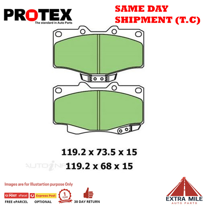 4WD Brake Pad Front Set For Toyota Land Cruiser Prado 3.0 TD KZJ95 00-03