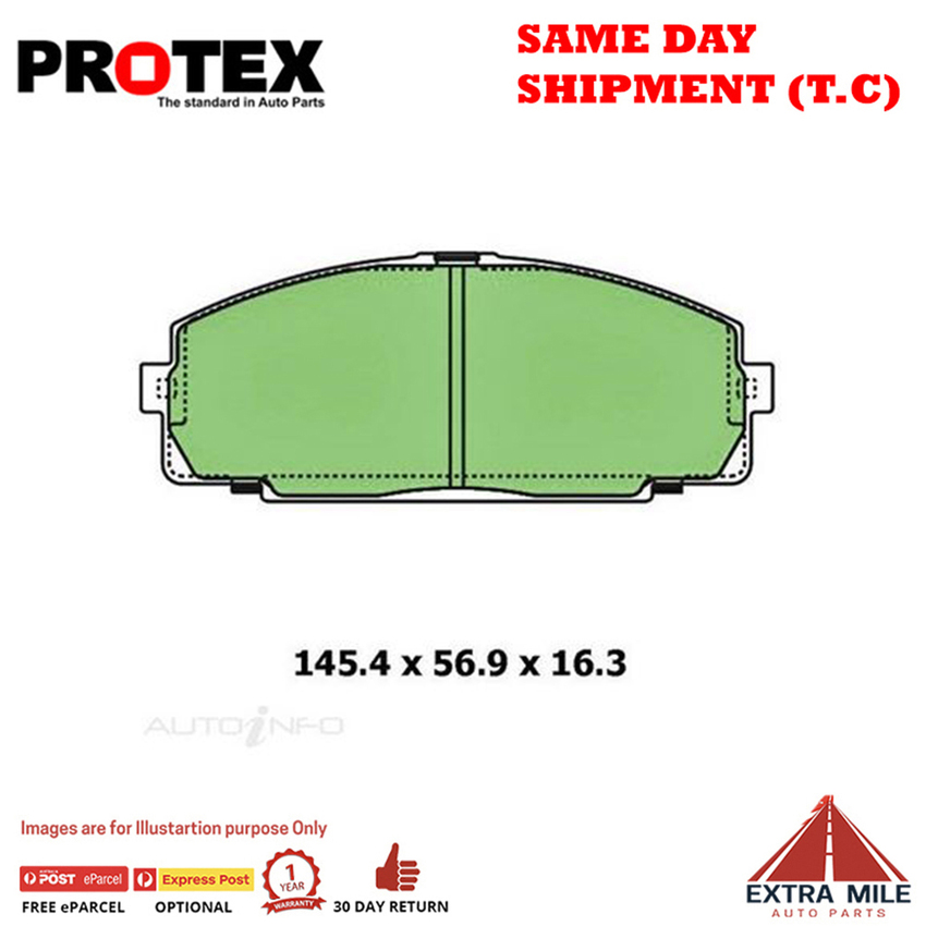 4WD Brake Pad Front Set For Toyota Granvia (1995 - 2012) [H10,H20 Series]3.4