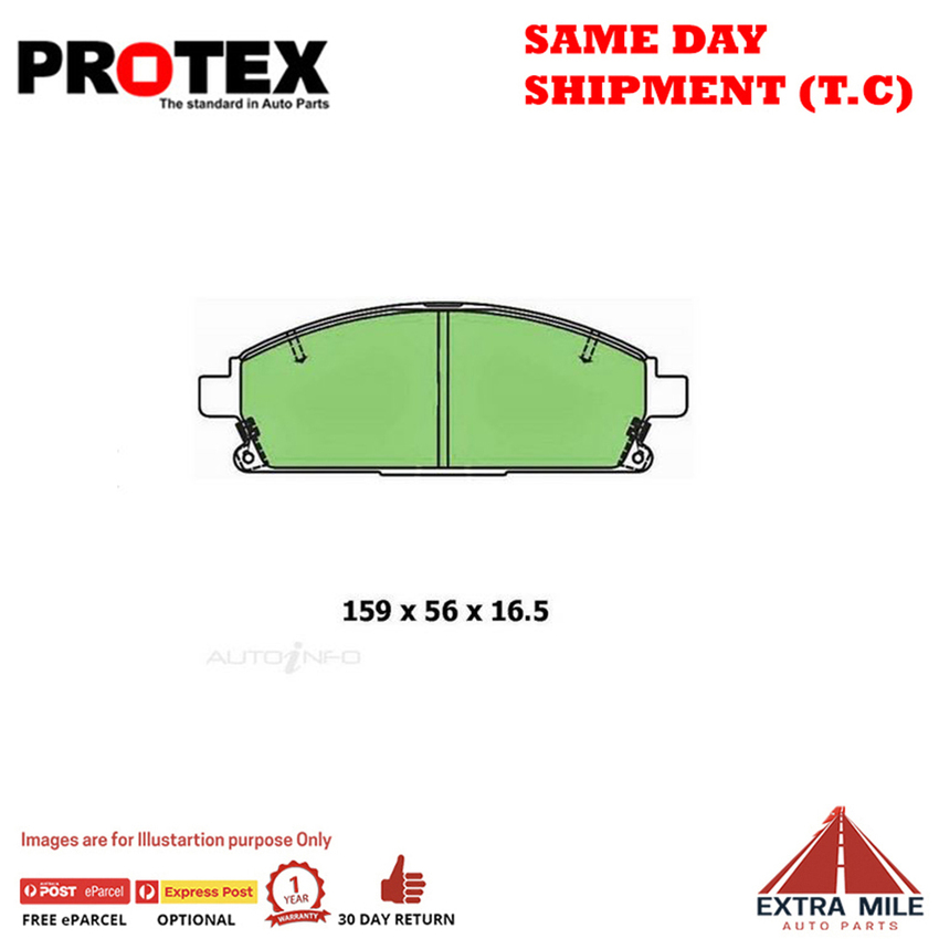 Ceramic Brake Pad Set Frnt For Nissan Pathfinder 3.3 V6 (R50) Petrol 95-2004