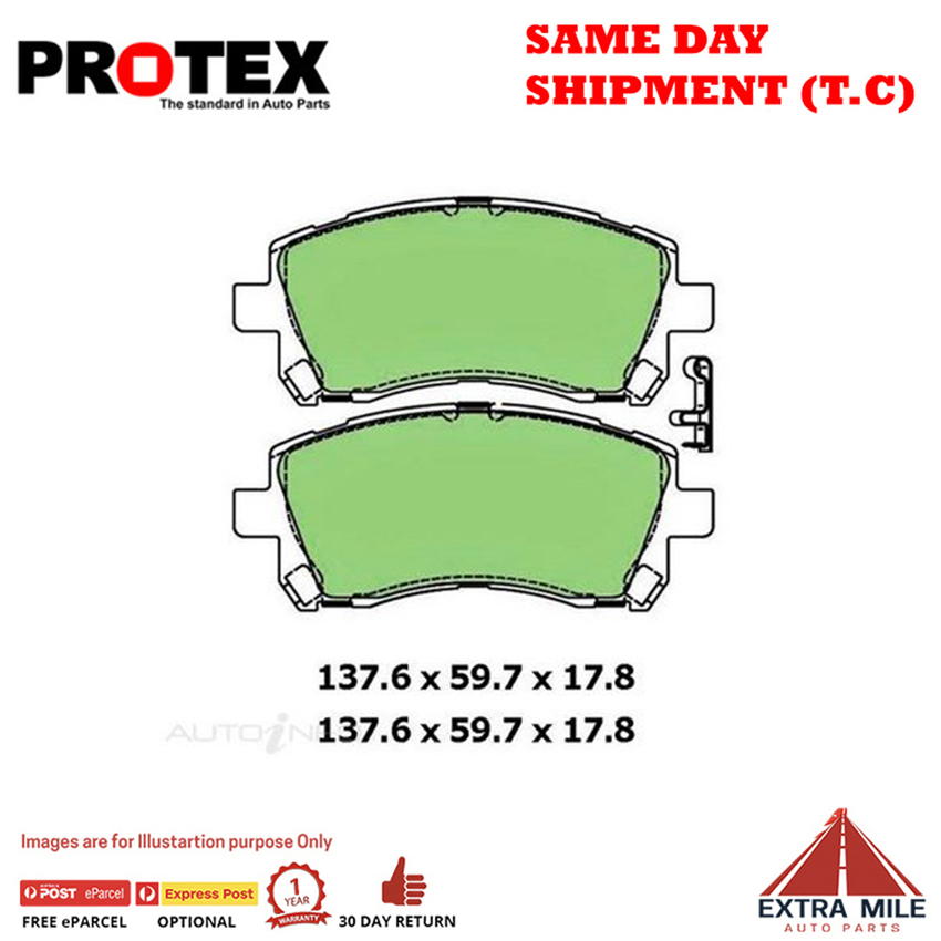 Protex Blue Brake Pad Set Front - DB1342B