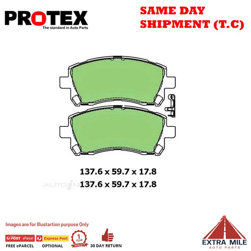 Ceramic Brake Pad Set Frnt For Subaru Legacy 2.0 B4 (BE) Auto Ptl 1998-2003