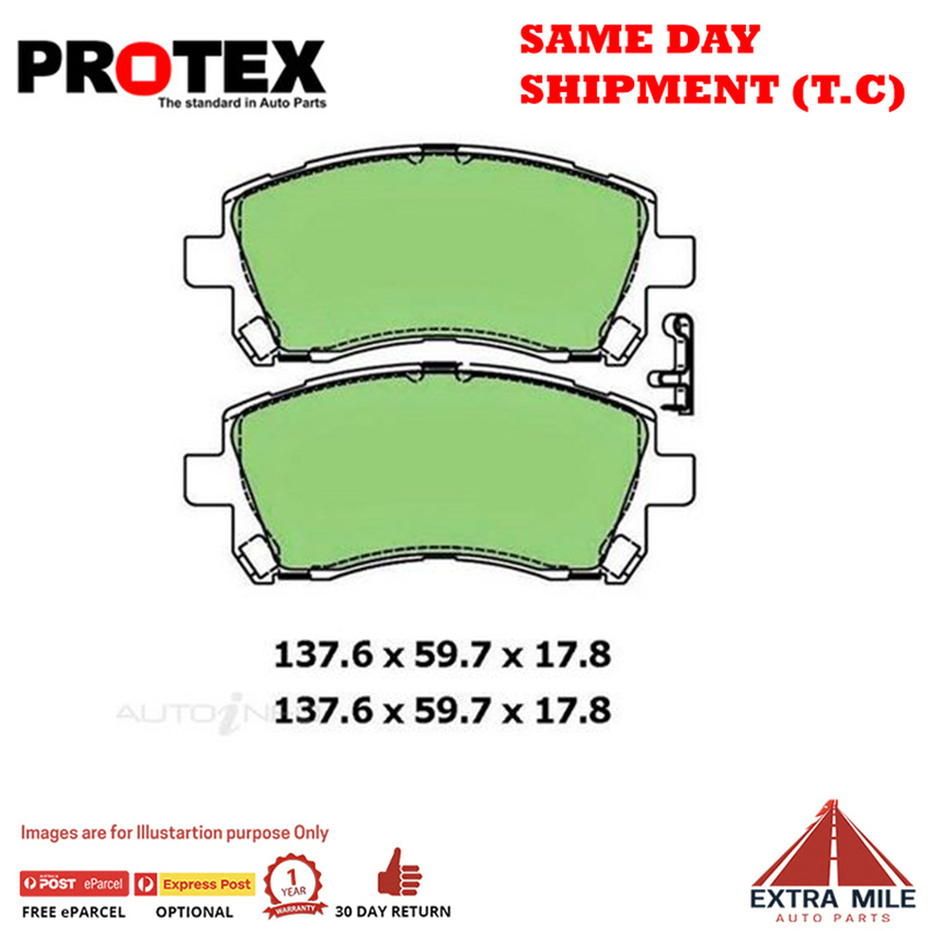 4WD Brake Pad Front Set For Subaru Impreza WRX 2.0 (GC) Ptl 94-00 DB1342F-35
