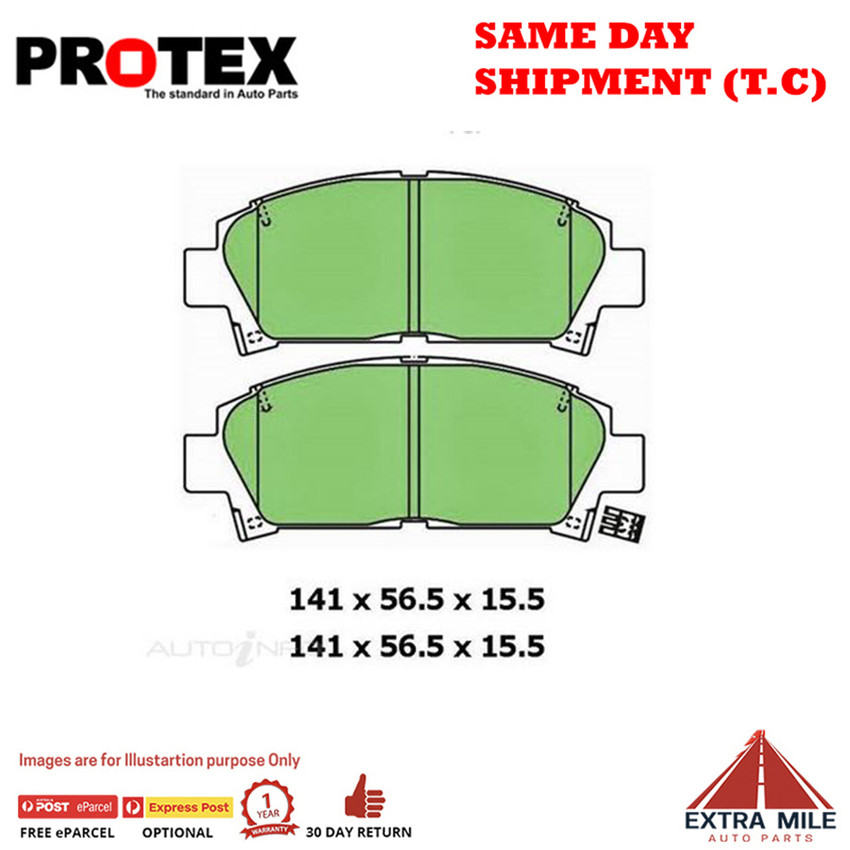 Ceramic Brake Pad Set Front For Toyota MR 2 2.0 16V (SW20) Ptl 1990-00